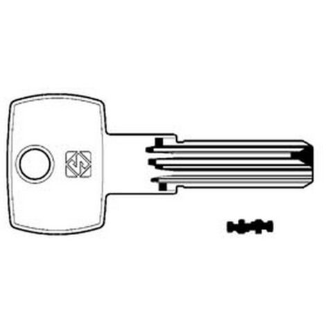 10PZ CHIAVI PUNZONATE PER CILINDRI CORBIN 6 SPINE CB87 - CB87