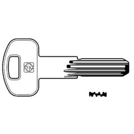 10PZ CHIAVI PUNZONATE PER CILINDRI SECUREMME 10 SPINE SCM1R - SCM1R