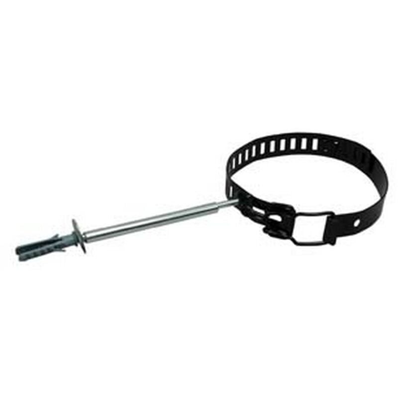 10PZ collari fermatubo per stufe smaltato nero