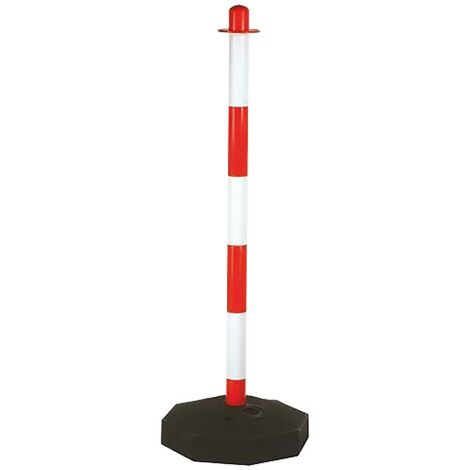 10PZ COLONNINA BICOLORE CON BASE cm 90