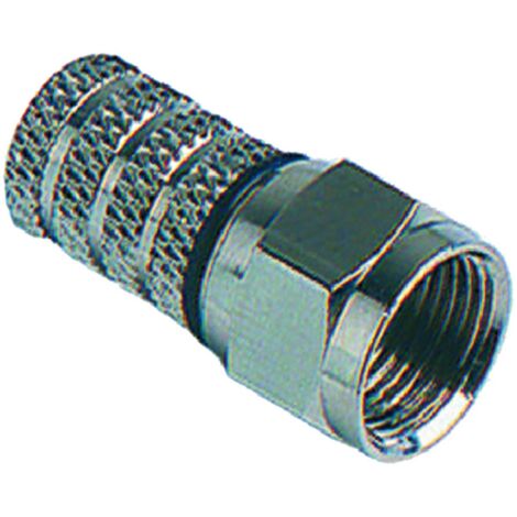 10PZ CONNETTORE 'F' PER CAVI SAT Ã˜ 6,8 mm