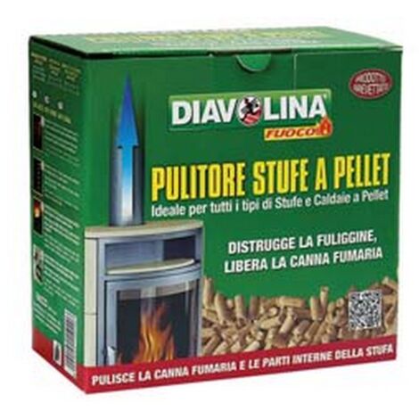10PZ DIAVOLINA PELLET SPAZZACAMINO - kg.1,5