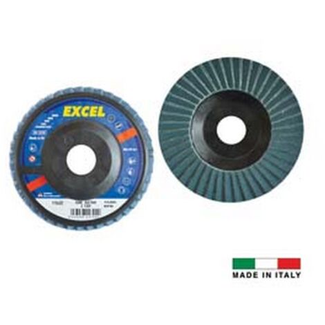 10PZ DISCHI LAMELLARI DA SGROSSO ALLO ZIRCONIO - ø mm.115 foro 22 grana 60