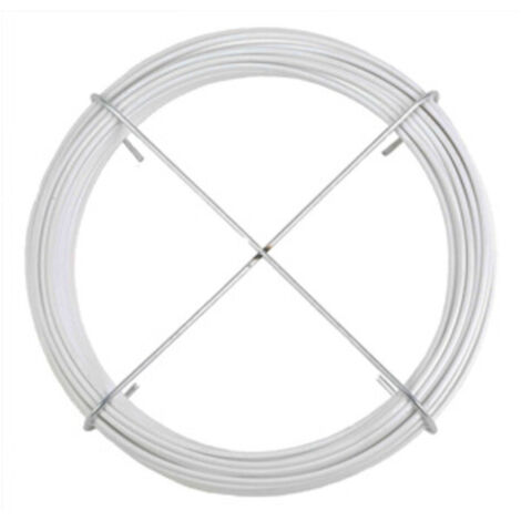 10PZ FILO PLASTIFICATO STENDIBIANCHERIA  2,7MMX20M N.14 BIANCO