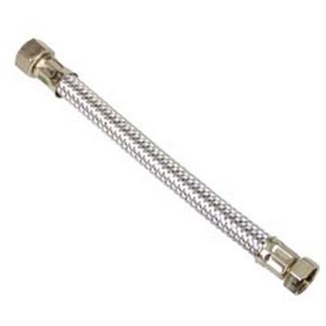 10PZ FLESSIBILE INOX F3/8 - F3/8 - F 3/8" F 3/8" cm.35