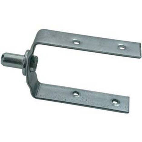 10PZ FORCELLA CON PERNO PER RULLO LEGNO PER AVVOLGIBILI - perno ø mm.12, mm.58x1