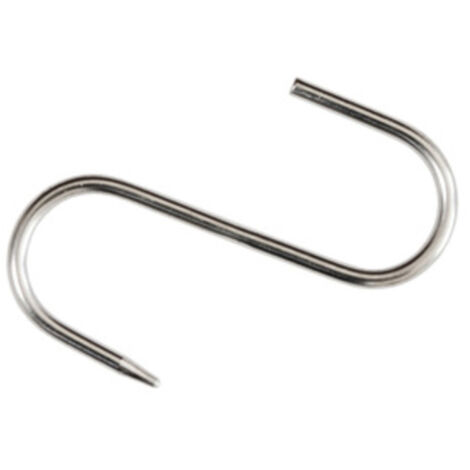 10PZ GANCIO INOX PER MACELLAI MM.100X4