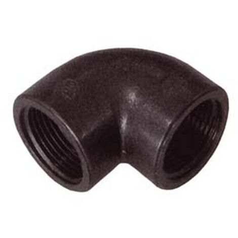 10PZ GOMITO 90 (PP) FILETTATO FEMMINA FEMMINA IN POLIPROPILENE - FF 1/2"