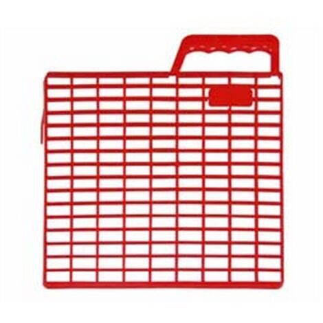 10PZ GRIGLIA A RETE IN PLASTICA PER RULLI - mm.265x285