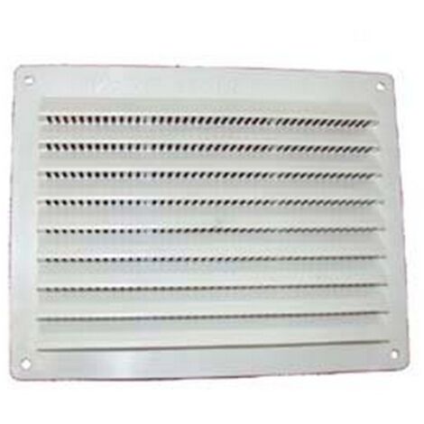 10PZ GRIGLIA AERAZIONE RETTANGOLARE IN PLASTICA - cm.20X15H.