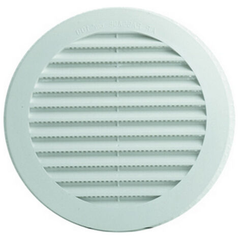 10PZ GRIGLIA DI AERAZIONE IN PLASTICA  Ø mm. 150 imbocco Ø mm. 120