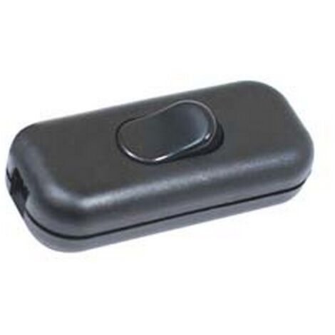 10PZ INTERRUTTORE PASSAFILO UNIPOLARE NERO