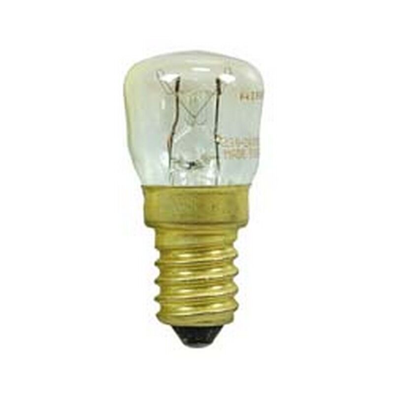 Image of 10PZ lampada alogena a pera per forno 300 - 15W - E14 - 2700K calda - 100 lm - chiara