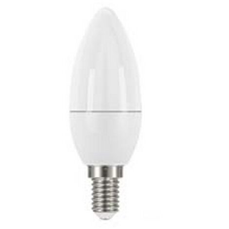 10PZ LAMPADA LED OLIVA OPALE E14   - 3.3w - 2700°K calda - 250 lm - 280° - 35x10