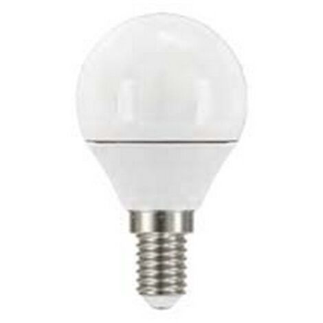 10PZ LAMPADA LED SFERA OPALE E14 - 5.4w - 4000°K natur. - 470 lm - 240° - 45x78h