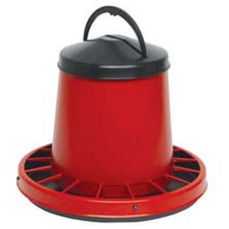 10PZ MANGIATOIA GRIGLIA ANTISPRECO FISSA AVICOLI "WINNI" kg 3 capienza