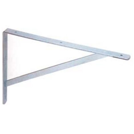 10PZ MENSOLA OBELIX ZINCATA CON SAETTA - mm.400x30x240h. spessore mm.5