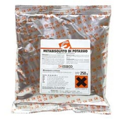 10PZ METABISOLFITO DI POTASSIO GR.250 - gr.250