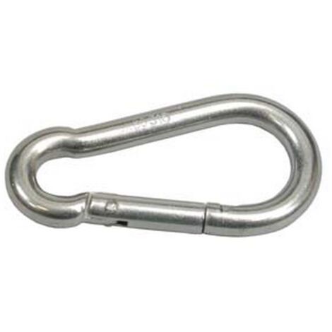 10PZ MOSCHETTONI DA POMPIERE IN ACCIAIO INOX - mm.60x6