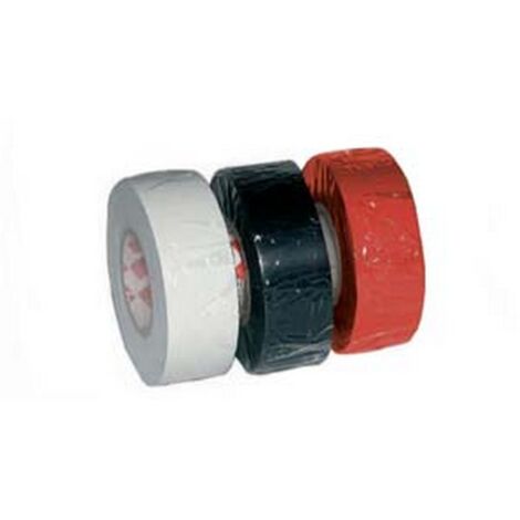 10PZ NASTRO ISOLANTE SPESSORE MM.0,15 - mm.19x25mt. colore bianco