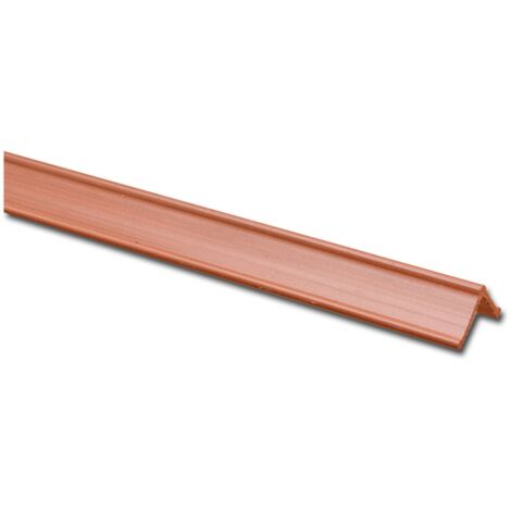 10PZ PARASPIGOLO 28X28 BAROCCO RESINA  ESPANSA 300 CM MOGANO