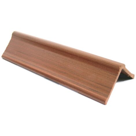 10PZ PARASPIGOLO IN PVC ESPANSO DECORATO mt. 3 col. Noce scuro