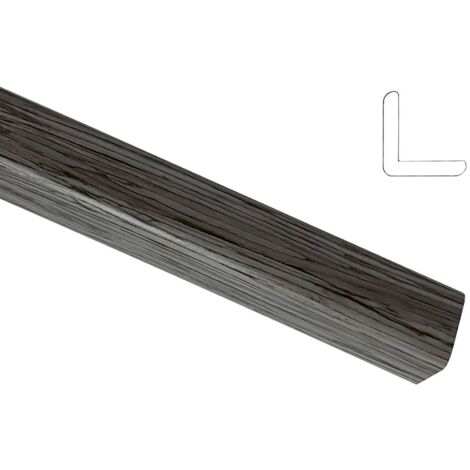 10PZ PARASPIGOLO POLYSTIRENE LISCIO CM 3X3 H.290 GRIGIO LAMINATO