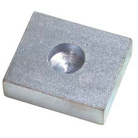 10PZ PIASTRA ACCIAIO ZINCATO CARDINE ART.349  foro mm20 misure piastra