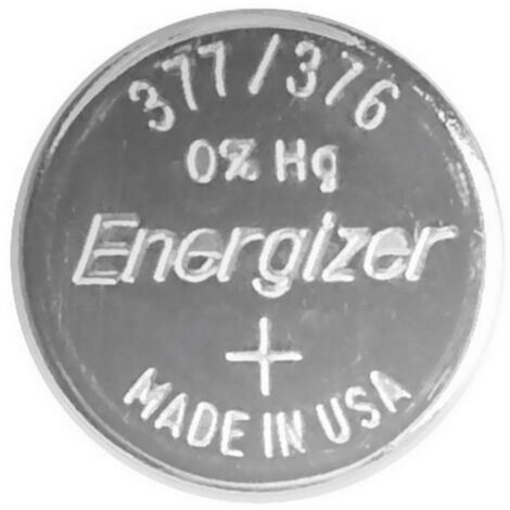 10PZ PILA SILVER OXIDE SPECIALISTICA BOTTONE 377/376 MD Ï mm. 6,8x2,6 h