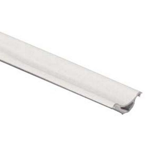 10PZ PROFILO RACCORDO IGIENICO RIGIDO - mm.6,4x30X11h. barra mt.2,5 - bianco