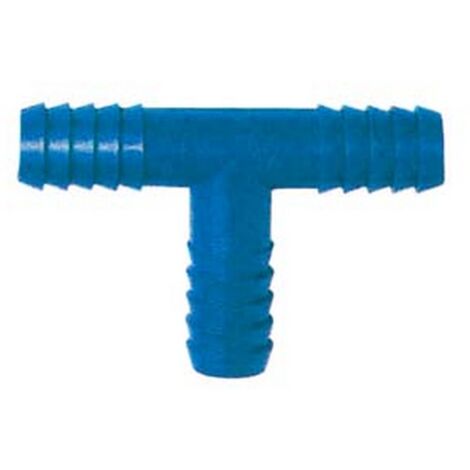 10PZ RACCORDI PORTAGOMMA A "T" IN PLASTICA - ø mm.14 sfuso (638290)
