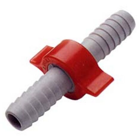 10PZ RACCORDI PORTAGOMMA CONGIUNZIONE 3 PEZZI PLASTICA  mm30 filetto