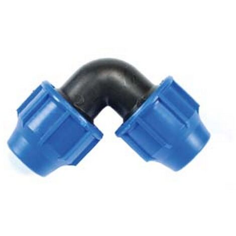 10PZ RACCORDO A COMPRESSIONE GOMITO 90° PN16 - ø mm.32x32