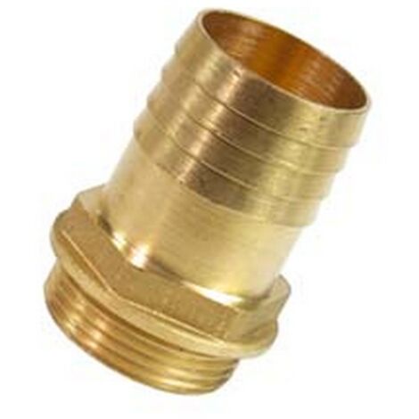10PZ RACCORDO FILETTATO E PORTAGOMMA IN OTTONE  - filetto M 1/2" portagomma ø mm