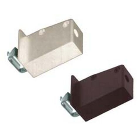 10PZ REGGIPENSILE REGOLABILE CON FORI - in plastica colore marrone