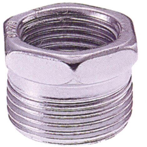 10PZ RIDUZIONE M/F IN ACCIAIO ZINCATO Figura 241  mis. 3/8x1/4