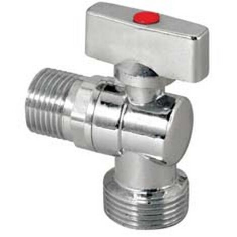 10PZ RUBINETTO A SFERA PER LAVATRICE - attacco M 1/2" x 3/4"
