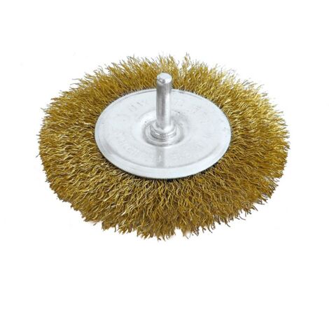 10PZ SPAZZOLA CIRCOLARE gambo mm.6 Ï mm. 100