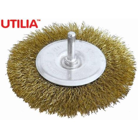 10PZ SPAZZOLA CIRCOLARE gambo mm.6 Ï mm. 50