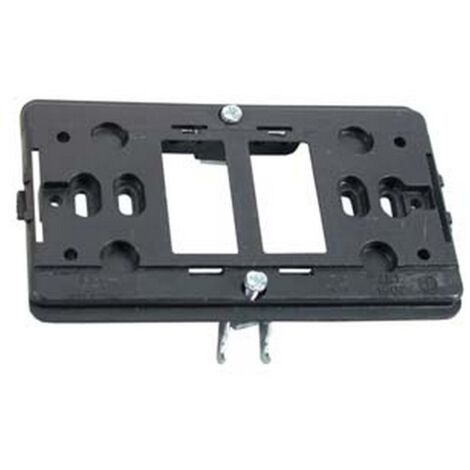 10PZ SUPPORTO SCATOLA TONDA PLACCA MM.115 2 POSTI "VENUS" 2 posti 1802.CG