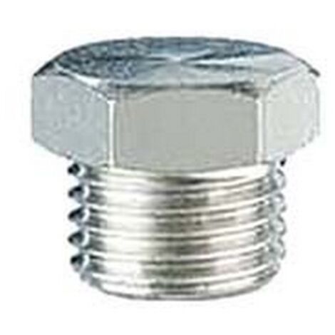 10PZ TAPPO FILETTATO MASCHIO - 1/4"M art.33/T