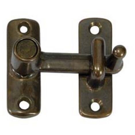 10PZ TAVELLINI A SCATTO LISCIO CON INCONTRO IN OTTONE BRONZATO - incontro mm.5h.