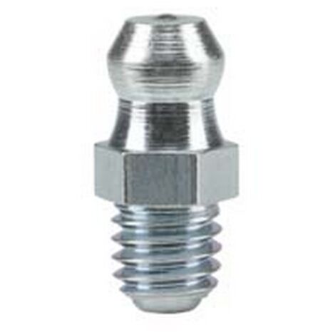 10PZ TESTINA PER INGRASSATORE CONICO H1-DRITTO-180° - M 10X1