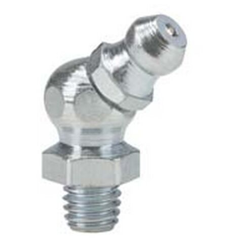 10PZ TESTINA PER INGRASSATORE CONICO H2-45° - M 6X1