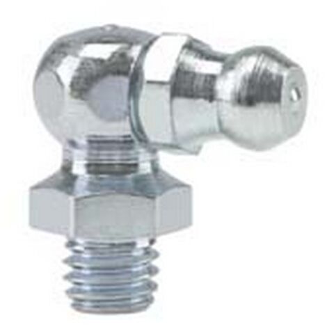 10PZ TESTINA PER INGRASSATORE CONICO H3-90° - M 6X1