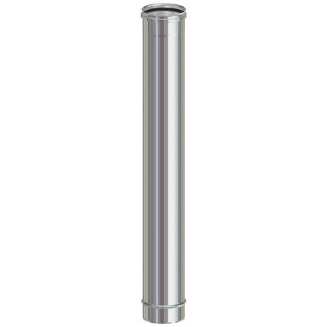 1012976 - CURVA TUBO FUMO ACCIAIO INOX Ø 80 PER STUFA A PELLET