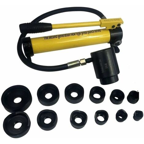 10T Hydraulique Perforateur Kit de Knockout Hydraulique Kit d'Outils Perforatrice Kit Pro 22-60 mm