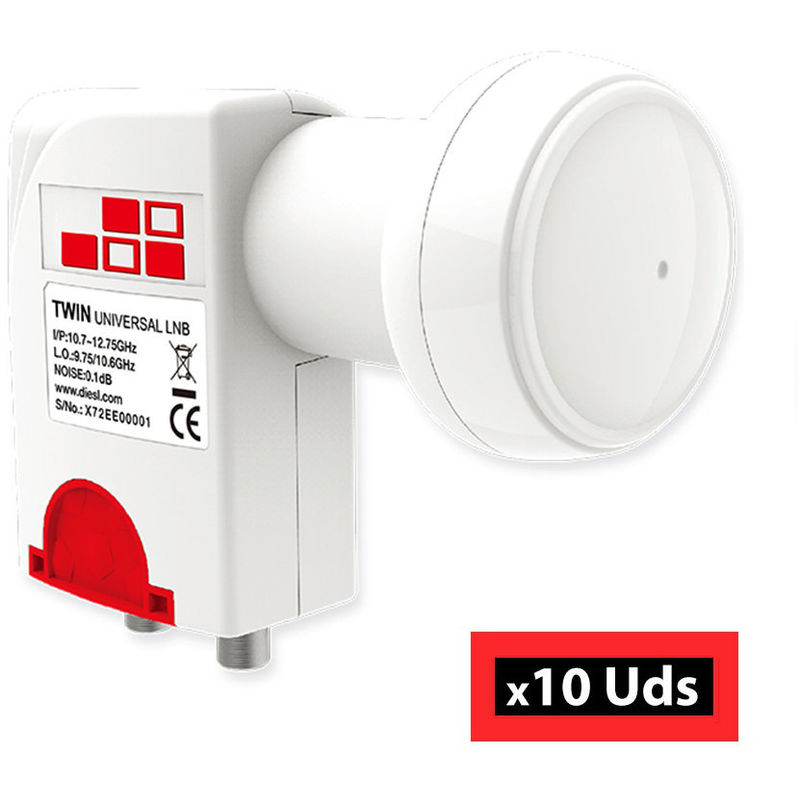 

10U LNB Twin Universal Beid 0.1 dB