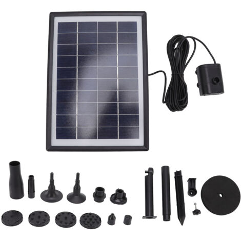10V 7W Solarpumpe für Vogelbrunnen, Gartenteiche, Miniaturbrunnen und Freibäder