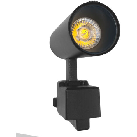 10W 4000K schwarzer Aluminium-LED-Schienenstrahler für Küche, Wohnzimmer, Galerie, Kunstwerke